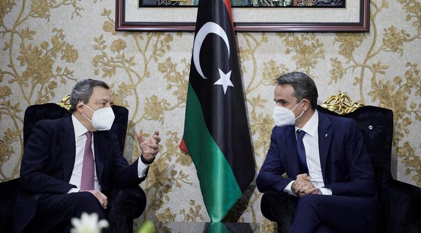 رئيسا وزراء اليونان وإيطاليا يبحثان الجهود لتسوية الأزمة الليبية