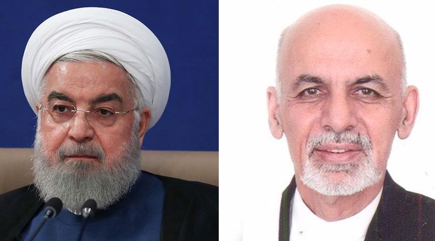 روحاني لنظيره الأفغاني: لا هدف للهجمات الإرهابية سوى جعل حكومتكم في موقف الضعف