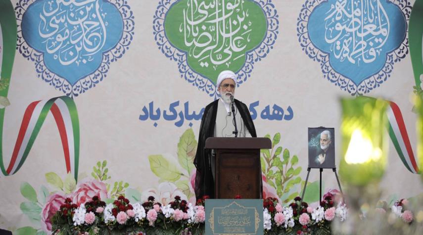 إيران بلد الإمام الرضا (ع) يجب أن يكون ساحة سباق لخدمة الشعب