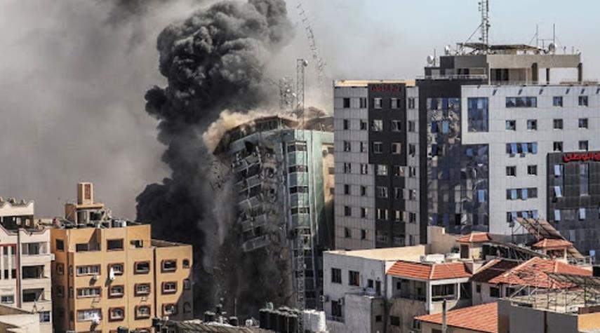 "رايتس ووتش": غارات إسرائيل على أبراج غزة "ترقى لجرائم حرب"