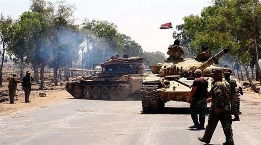 الجيش السوري يصد محاولة تسلل للدواعش الى السخنة