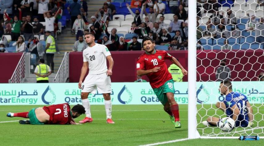 المغرب يفوز على فلسطين في كأس العرب