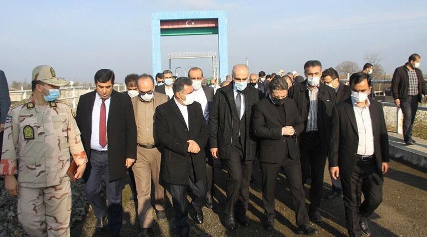 إيران وأذربيجان تتفقان حول إنشاء جسر بري على نهر استاراجاي الحدودي