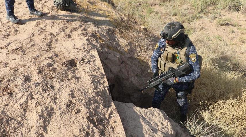 الأمن العراقي يدمر أوكاراً لداعش في ديالى تضم عبوات وصواريخ