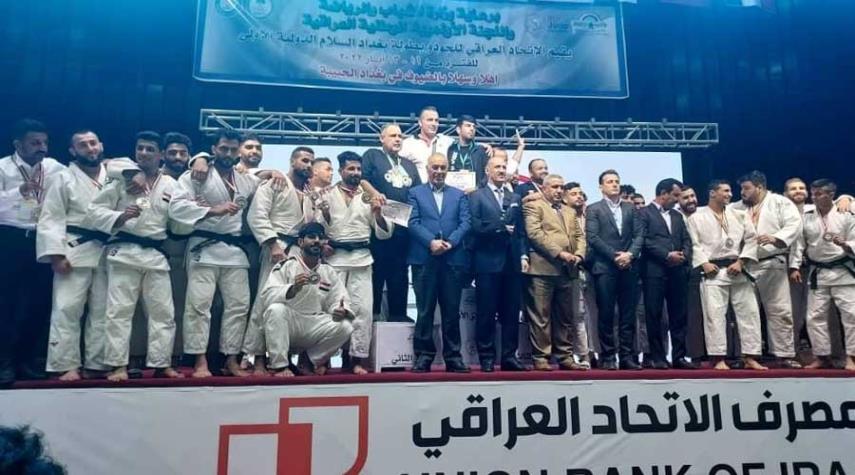 إيران تتوج بلقب بطولة بغداد الدولية للجودو