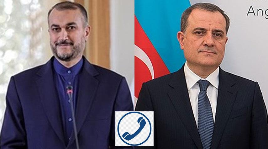 وزيرا الخارجية الإيراني والأذربيجاني يتباحثان هاتفياً بشأن تطوير التعاون بين البلدين