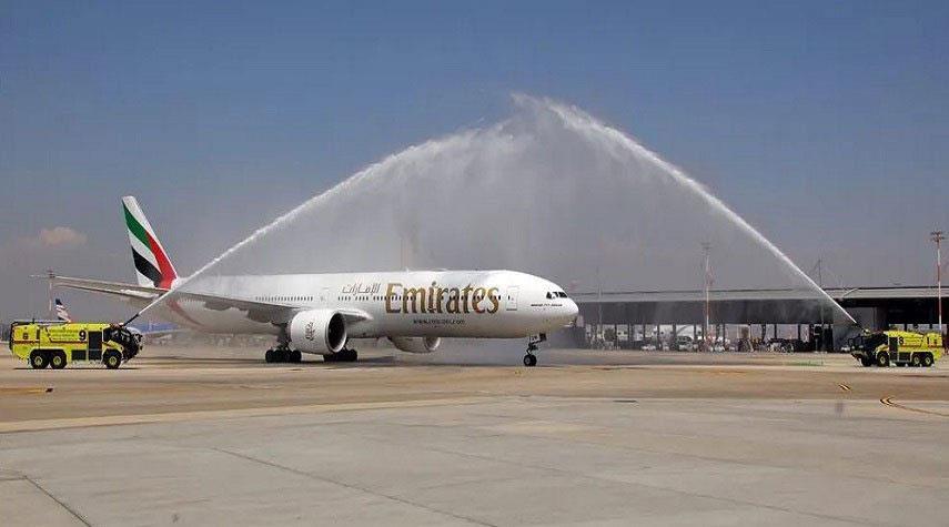 طيران الإمارات: وصلنا إلى وجهتنا الجديدة.. "تل أبيب"
