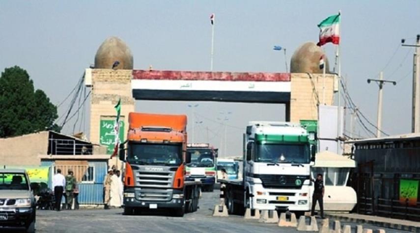إيران تعلن نمو التبادل التجاري مع العراق