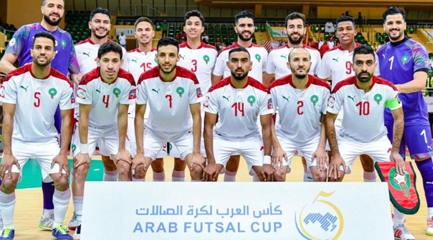 المغرب يهزم المنتخب العراقي ويتوج بكأس العرب لكرة الصالات