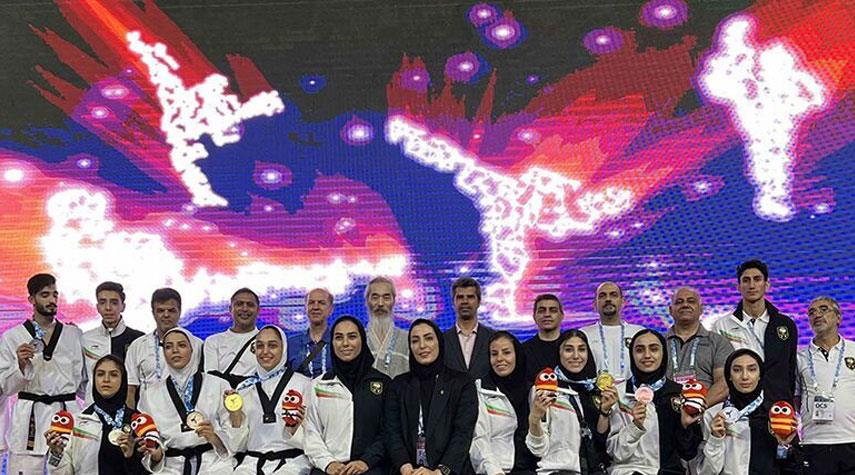 المنتخب الايراني للسيدات يتوج بلقب بطولة آسيا للتايكواندو
