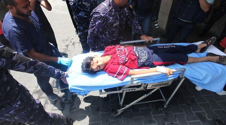 ارتفاع عدد الشهداء جراء العدوان الصهيوني على غزة الى 15 شهيداً