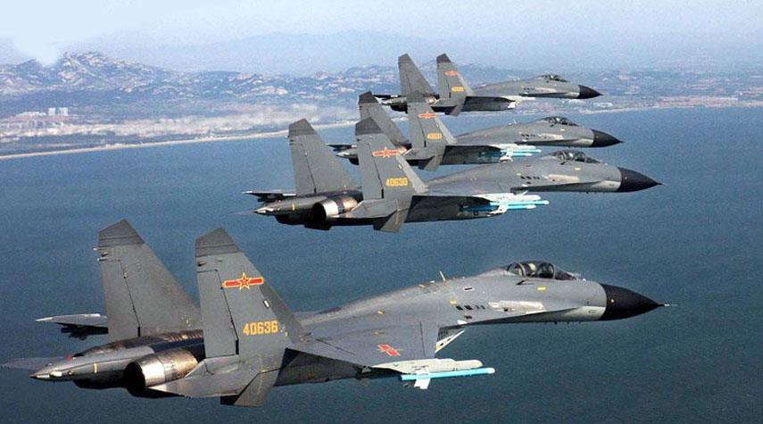 تايوان تعلن اختراق طائرات حربية صينية مجاليها الجوي والبحري