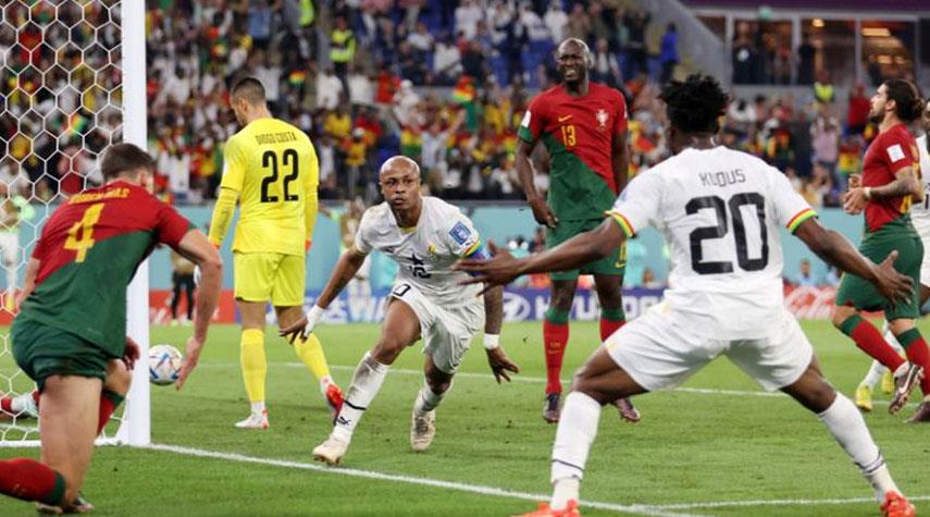 رونالدو يقود البرتغال للفوز على غانا في كأس العالم