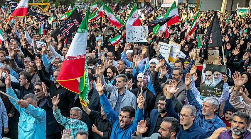 ايران... مسيرات حاشدة في ذكرى 