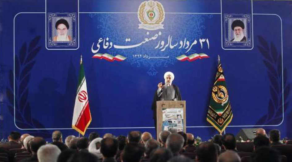 الرئيس روحاني يفتتح مراسم الذكرى السنوية للصناعة الدفاعية