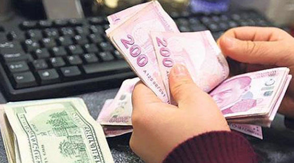 تراجع الليرة التركية مقابل العملات الاجنبية!