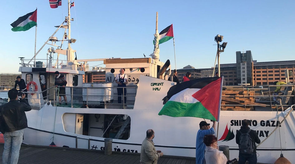 المسير البحري الثامن يؤكد المطالبة بكسر حصار غزة