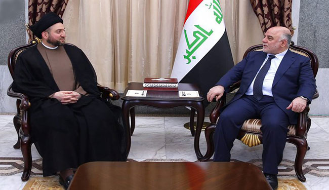 العبادي والحكيم يبحثان تشكيل الحكومة العراقية القادمة