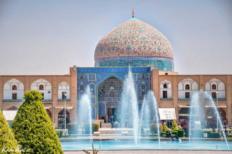 مسجد الشيخ لطف الله.. أيقونة جمال العمارة الإيرانية
