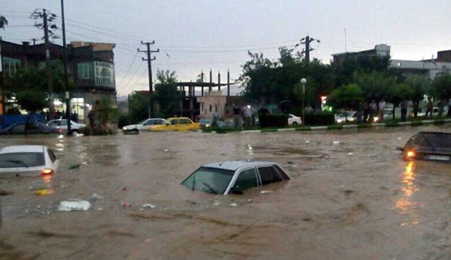 السيول تجتاح قرى وبلدات في شمال ايران