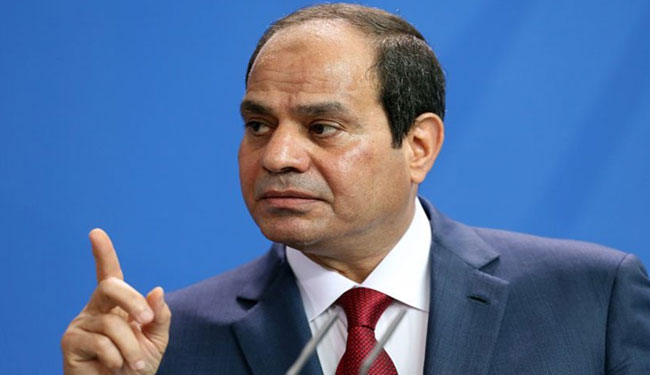 الرئيس المصري يعلن الطوارئ ۳ أشهر في البلاد