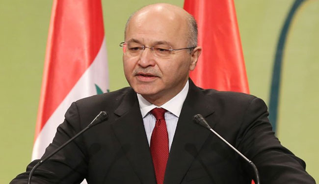 برهم صالح يرفض تحميل العراق وزر التوترات بالمنطقة
