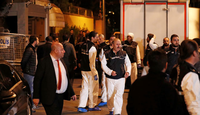 الشرطة التركية تغادر قنصلية السعودية باسطنبول بعد تفتيشها