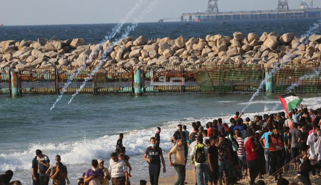 الاحتلال الصهيوني يهاجم المسير البحري الثالث عشر