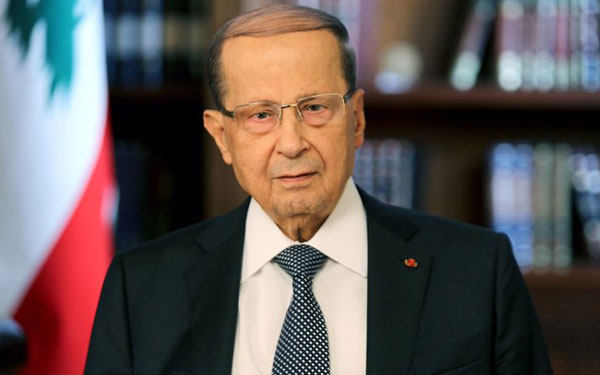 الرئيس اللبناني: الممارسات الاسرائيلية تهدف لابقاء التوتر في جنوب لبنان