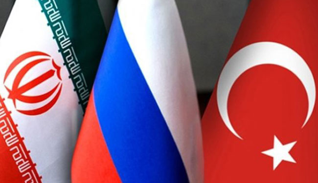 اجتماع ايراني روسي تركي لبحث مسيرة السلام في سوريا