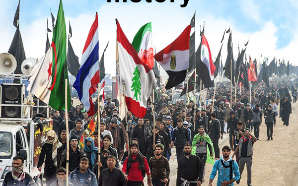 مسيرة الاربعين شوكة في عيون اعداء الحسين