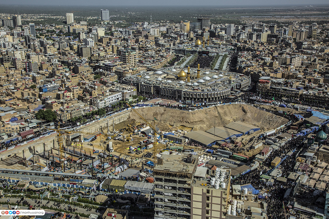 توافد اكثر من 14 مليون  زائر في مدينة كربلاء المقدسة