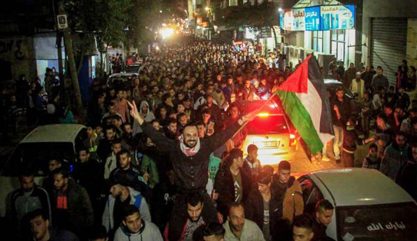 غزة تحتفل بانتصار المقاومة وتثبيت وقف إطلاق النار