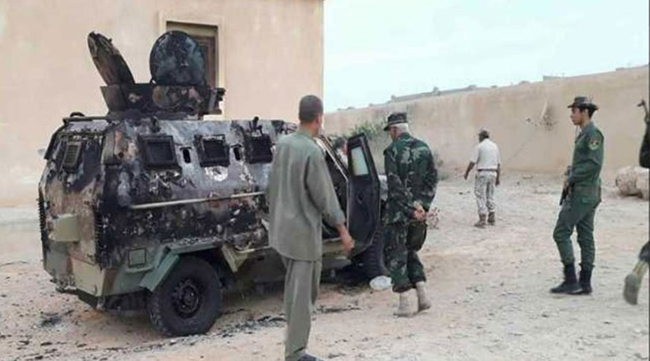 9 ضحايا بهجوم مسلح على مركز للشرطة في ليبيا