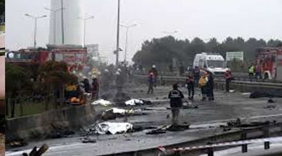 تركيا: تحطم مروحية عسكرية فوق حي سكني بإسطنبول
