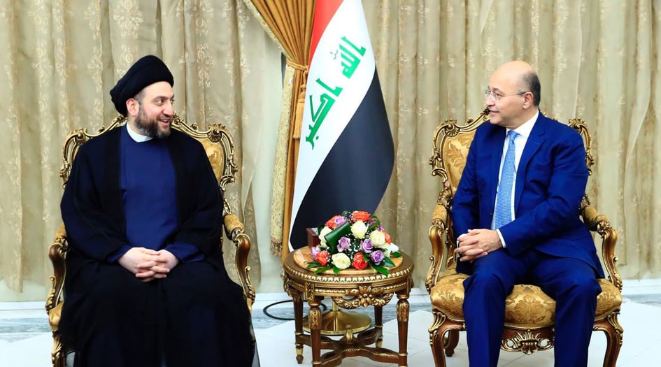 العراق..الحكيم وصالح يؤكدان ضرورة توفير الخدمات وإكمال الكابينة الوزارية