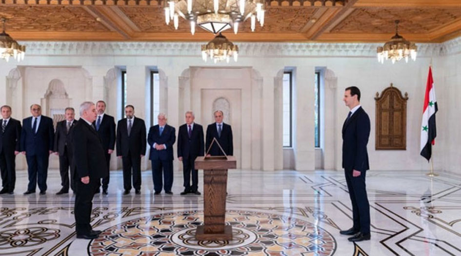 الأسد يقبل أداء اليمين الدستوري لوزراء جدد