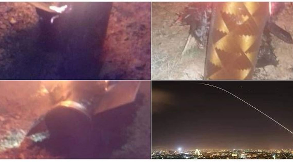 تداول صور حطام الصاروخ الصهيوني الذي أسقطته الدفاعات السورية