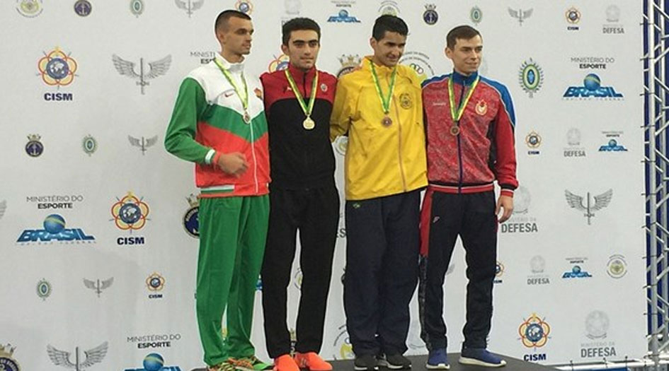ايران تحصد الميدالية الذهبية الثالثة في بطولة العالم العسكرية بالتايكواندو