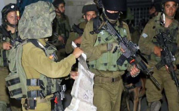 قوات الاحتلال تعتقل 14 فلسطينيا من الضفة الغربية