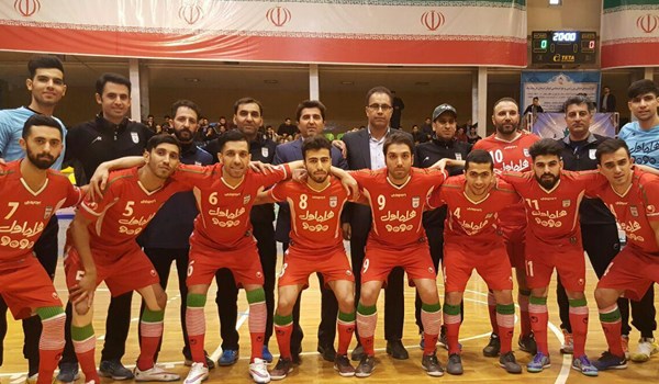 كرة الصالات الايرانية ترتقي الى المركز الخامس عالميا