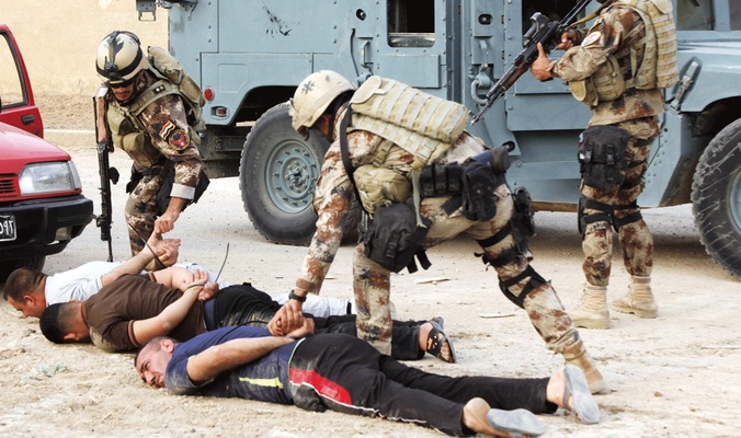 العراق... اعتقال 12 عنصرا من داعش حاولوا التسلل الى كركوك