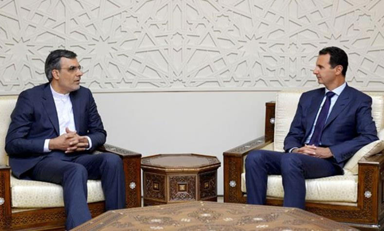 الرئيس السوري يشيد بجهود ايران حول تشكيل لجنة مناقشة الدستور