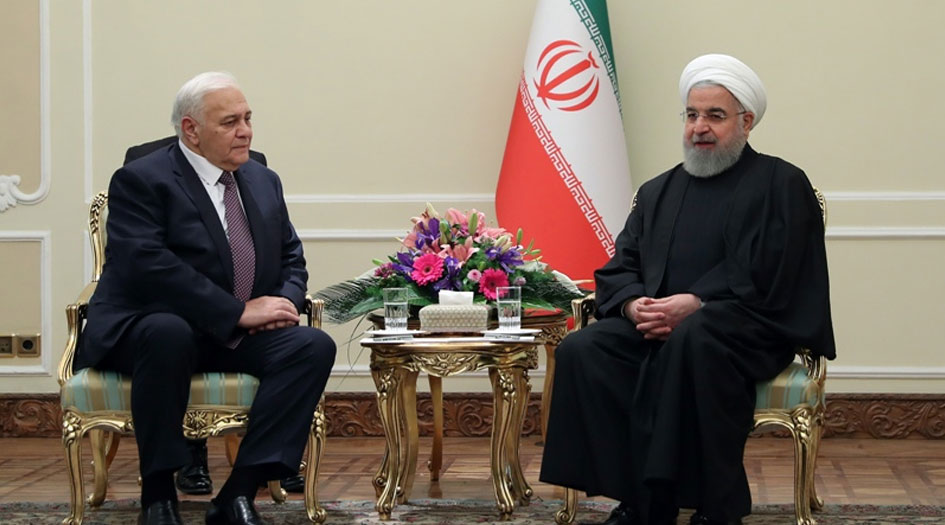 روحاني يؤكد ان العلاقات بين طهران وباكو آخذة في التوسع