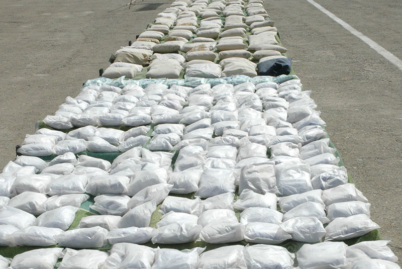ضبط 1.7 طن من المخدرات في جنوب شرقي ايران