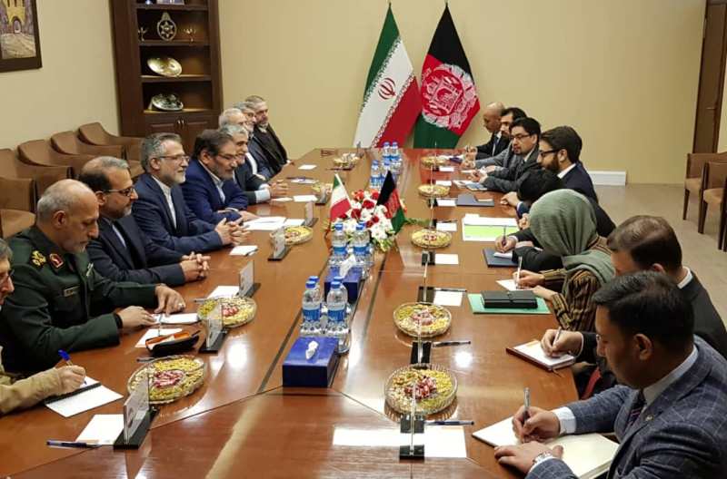 مفاوضات رسمية بين الأمينَين لمجلسي الأمن القومي الايراني والأفغاني