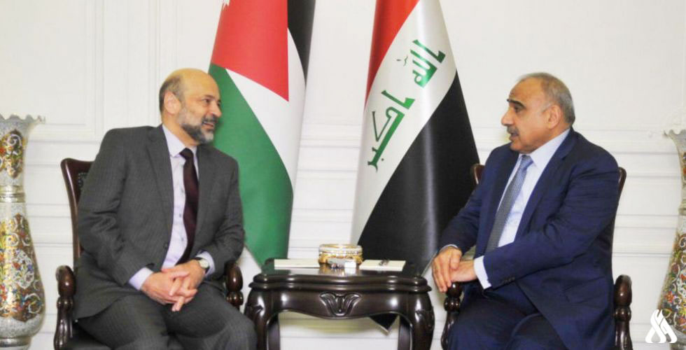 رئيس الوزراء الأردني يصل الى بغداد ويلتقي نظيره العراقي