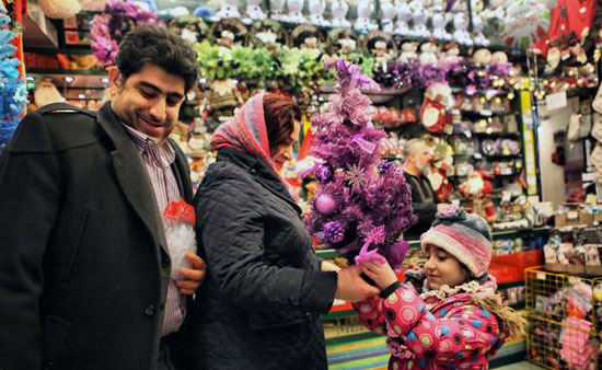 المسيحيون في ايران يحتفلون باعياد ميلاد المسيح