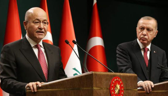 الرئيسان التركي والعراقي يبحثان آفاق التعاون بين بلديهما