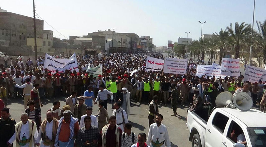 تظاهرات في الحديدة اليمنية تطالب بتطبيق اتفاق السويد